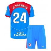 Atletico Madrid Robin Le Normand #24 Replika Tredjedrakt Barn 2025-26 Kortermet (+ bukser)