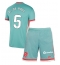 Atletico Madrid Rodrigo De Paul #5 Replika Bortedrakt Barn 2024-25 Kortermet (+ bukser)