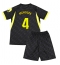 Atletico Madrid Rodrigo Mendoza #4 Replika Bortedrakt Barn 2026-27 Kortermet (+ bukser)