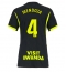 Atletico Madrid Rodrigo Mendoza #4 Replika Bortedrakt Dame 2026-27 Kortermet