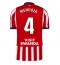 Atletico Madrid Rodrigo Mendoza #4 Replika Hjemmedrakt 2026-27 Kortermet