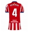 Atletico Madrid Rodrigo Mendoza #4 Replika Hjemmedrakt Dame 2026-27 Kortermet
