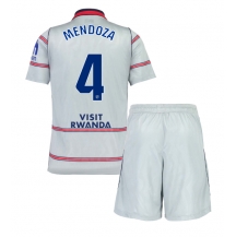 Atletico Madrid Rodrigo Mendoza #4 Replika Tredjedrakt Barn 2026-27 Kortermet (+ bukser)