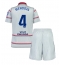 Atletico Madrid Rodrigo Mendoza #4 Replika Tredjedrakt Barn 2026-27 Kortermet (+ bukser)