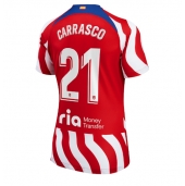 Atletico Madrid Yannick Carrasco #21 Replika Hjemmedrakt Dame 2022-23 Kortermet