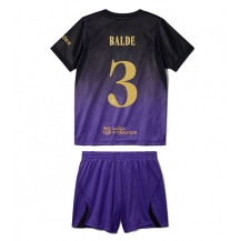 Barcelona Alejandro Balde #3 Replika Bortedrakt Barn 2026-27 Kortermet (+ bukser)
