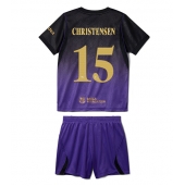 Barcelona Andreas Christensen #15 Replika Bortedrakt Barn 2026-27 Kortermet (+ bukser)
