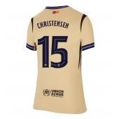Barcelona Andreas Christensen #15 Replika Bortedrakt Dame 2025-26 Kortermet
