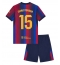Barcelona Andreas Christensen #15 Replika Hjemmedrakt Barn 2026-27 Kortermet (+ bukser)