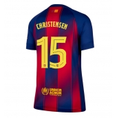 Barcelona Andreas Christensen #15 Replika Hjemmedrakt Dame 2025-26 Kortermet