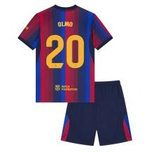 Barcelona Dani Olmo #20 Replika Hjemmedrakt Barn 2026-27 Kortermet (+ bukser)