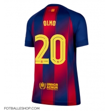 Barcelona Dani Olmo #20 Replika Hjemmedrakt Dame 2025-26 Kortermet