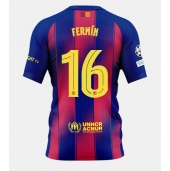 Barcelona Fermin Lopez #16 Replika Hjemmedrakt 2025-26 Kortermet
