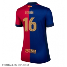 Barcelona Fermin Lopez #16 Replika Hjemmedrakt Dame 2024-25 Kortermet