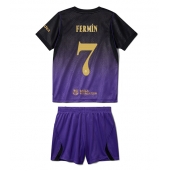 Barcelona Fermin Lopez #7 Replika Bortedrakt Barn 2026-27 Kortermet (+ bukser)