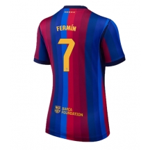 Barcelona Fermin Lopez #7 Replika Hjemmedrakt Dame 2026-27 Kortermet
