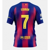 Barcelona Ferran Torres #7 Replika Hjemmedrakt 2025-26 Kortermet