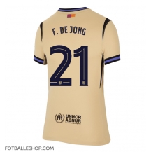 Barcelona Frenkie de Jong #21 Replika Bortedrakt Dame 2025-26 Kortermet