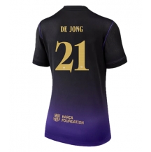 Barcelona Frenkie de Jong #21 Replika Bortedrakt Dame 2026-27 Kortermet