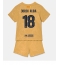 Barcelona Jordi Alba #18 Replika Bortedrakt Barn 2022-23 Kortermet (+ bukser)