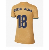 Barcelona Jordi Alba #18 Replika Bortedrakt Dame 2022-23 Kortermet