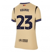 Barcelona Jules Kounde #23 Replika Bortedrakt Dame 2025-26 Kortermet