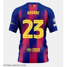 Barcelona Jules Kounde #23 Replika Hjemmedrakt 2025-26 Kortermet