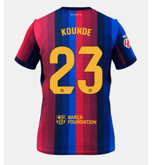 Barcelona Jules Kounde #23 Replika Hjemmedrakt 2026-27 Kortermet Barcelona Jules Kounde #23 Replika Hjemmedrakt 2026-27 Kortermet