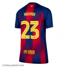 Barcelona Jules Kounde #23 Replika Hjemmedrakt Dame 2025-26 Kortermet