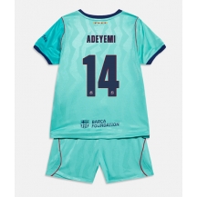 Barcelona Karim Adeyemi #14 Replika Tredjedrakt Barn 2026-27 Kortermet (+ bukser)
