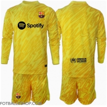Barcelona Keeper Replika Hjemmedrakt Barn 2024-25 Langermet (+ bukser)