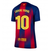 Barcelona Lamine Yamal #10 Replika Hjemmedrakt Dame 2025-26 Kortermet