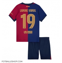 Barcelona Lamine Yamal #19 Replika Hjemmedrakt Barn 2024-25 Kortermet (+ bukser)
