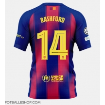 Barcelona Marcus Rashford #14 Replika Hjemmedrakt 2025-26 Kortermet