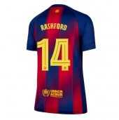 Barcelona Marcus Rashford #14 Replika Hjemmedrakt Dame 2025-26 Kortermet