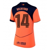 Barcelona Marcus Rashford #14 Replika Tredjedrakt Dame 2025-26 Kortermet
