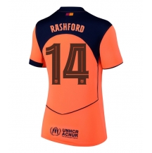 Barcelona Marcus Rashford #14 Replika Tredjedrakt Dame 2025-26 Kortermet