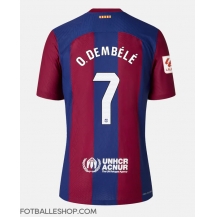 Barcelona Ousmane Dembele #7 Replika Hjemmedrakt 2023-24 Kortermet