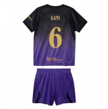 Barcelona Paez Gavi #6 Replika Bortedrakt Barn 2026-27 Kortermet (+ bukser)