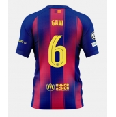 Barcelona Paez Gavi #6 Replika Hjemmedrakt 2025-26 Kortermet