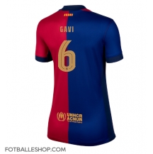 Barcelona Paez Gavi #6 Replika Hjemmedrakt Dame 2024-25 Kortermet