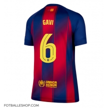 Barcelona Paez Gavi #6 Replika Hjemmedrakt Dame 2025-26 Kortermet