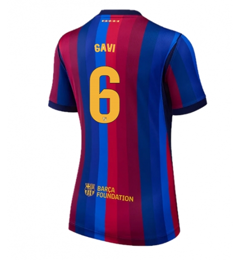 Barcelona Paez Gavi #6 Replika Hjemmedrakt Dame 2026-27 Kortermet Barcelona Paez Gavi #6 Replika Hjemmedrakt Dame 2026-27 Kortermet