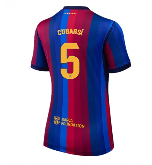 Barcelona Pau Cubarsi #5 Replika Hjemmedrakt Dame 2026-27 Kortermet Barcelona Pau Cubarsi #5 Replika Hjemmedrakt Dame 2026-27 Kortermet