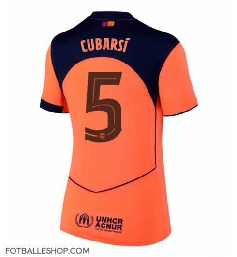 Barcelona Pau Cubarsi #5 Replika Tredjedrakt Dame 2025-26 Kortermet Barcelona Pau Cubarsi #5 Replika Tredjedrakt Dame 2025-26 Kortermet