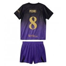 Barcelona Pedri Gonzalez #8 Replika Bortedrakt Barn 2026-27 Kortermet (+ bukser)
