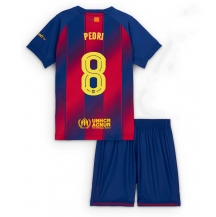 Barcelona Pedri Gonzalez #8 Replika Hjemmedrakt Barn 2025-26 Kortermet (+ bukser)