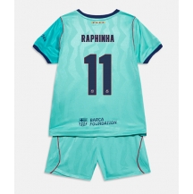Barcelona Raphinha Belloli #11 Replika Tredjedrakt Barn 2026-27 Kortermet (+ bukser)