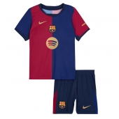 Barcelona Replika Hjemmedrakt Barn 2024-25 Kortermet (+ bukser)