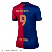 Barcelona Robert Lewandowski #9 Replika Hjemmedrakt Dame 2024-25 Kortermet